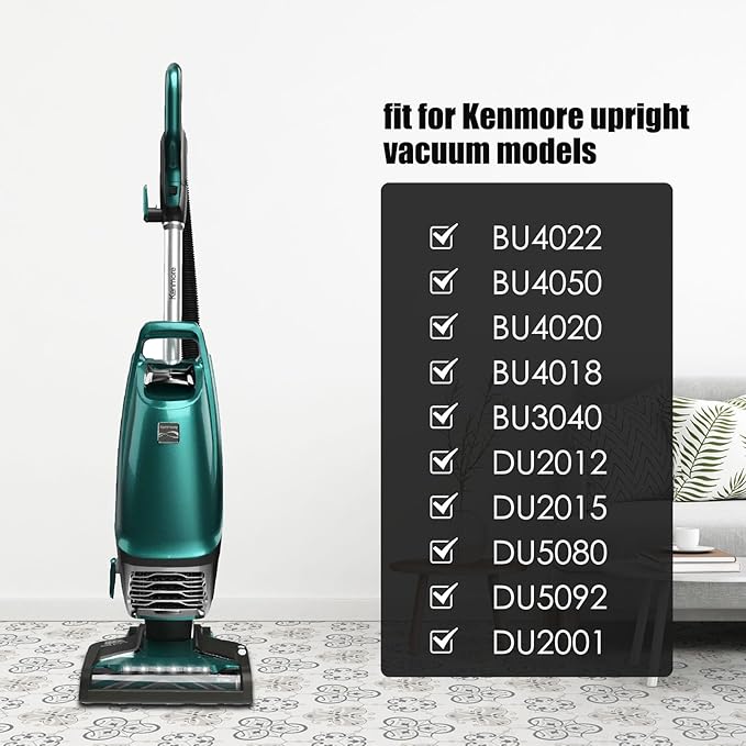 2 Pack K3010 Replacement HEPA Filter Fit for Kenmore Vacuum Cleaner Models BU4022 BU4050 BU4020 BU4018 BU3040 DU2012 DU2015 DU5080 DU5092 DU2001