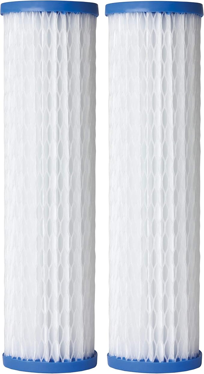 AO Smith 2.5"x10" 40 Micron Sediment Water Filter Replacement Cartridge - 2 Pack - For Whole House Filtration Systems - AO-WH-PRE-RPP2