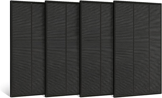 Nispira Activated Carbon Pre Filter Compatible with Sharp KC-850U Air Purifier FZ-C100DFU. 4 Packs