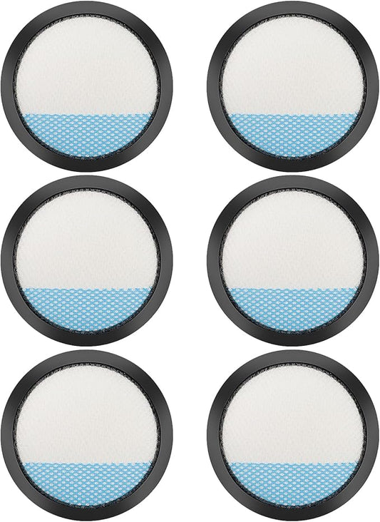 18V ONE + Cordless Pet Stick Vacuum Filter for Ryobi, PCL720, PBLSV716, PBLSV717 Stick Vacuum, Reusable Washable Filters, Compare to Part A32SV720N, 6 Pack