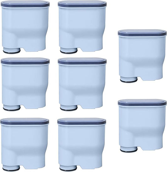 8-Pack Water Filter for Philips Saeco AquaClean CA6903 – Anti-Lime Scale Replacement Filters for Fully Automatic Coffee Machines