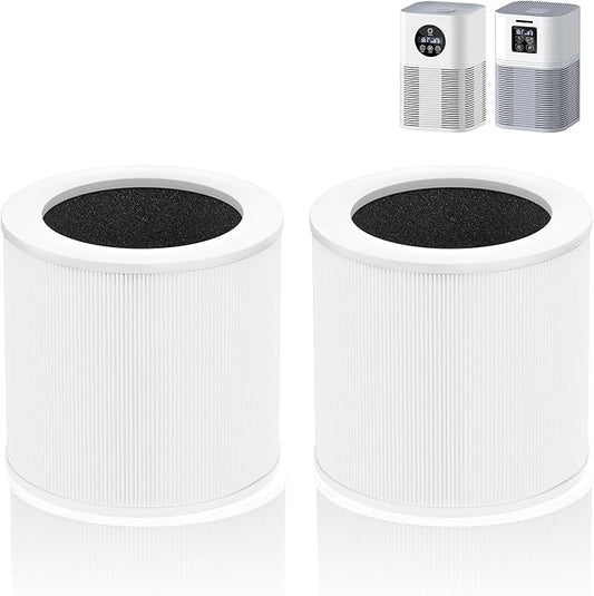 A1 Replacement Filter Compatible with VEWIOR Air Purifier HQSC-50, HQKJ-80, AMEIFU AP01W, KOIOS HQKJ-50 Air Pur ifier, 3-in-1 H13 True HEPA Air Cleaner Filter