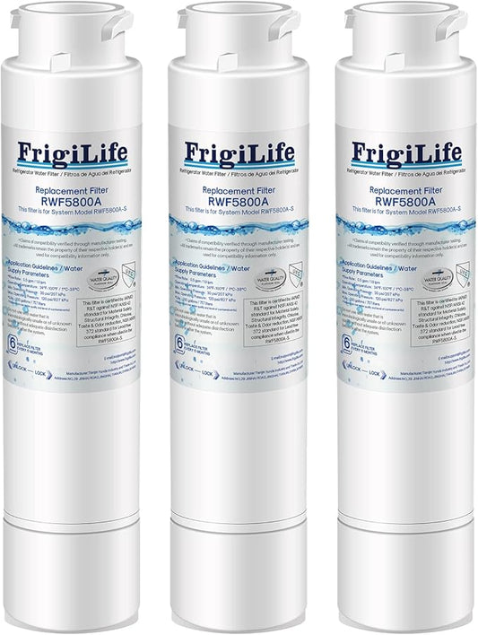 Refrigerator Water Filter Compatible with Frigidaire EPTWFU01, EWF02, Pure Source Ultra II, 3PACK