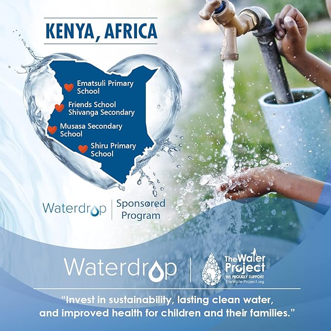 Waterdrop Coffee Water Filter, Replacement for Braun® KWF2, 3106, 3112, 3115, 3116, KF600, KF590E, KF580, KF550, KF190, KF187, KF155, KF150, KF140，TÜV SÜD Certified, 2 Packs