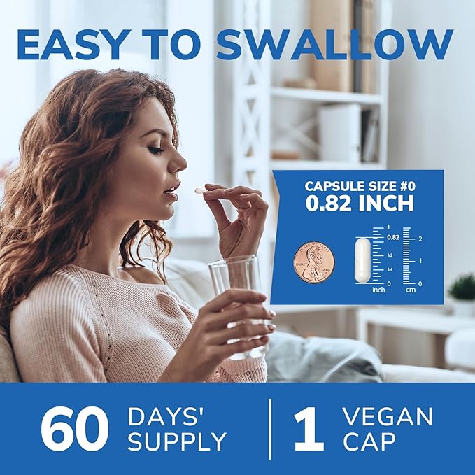 Probiotics for Women and Men, 120 Billion CFU 34 Strains, with Digestive Enzymes & Prebiotics, No Gluten, Gut Health, Digestive Health, Bloat Relief, 60 Veggie Caps