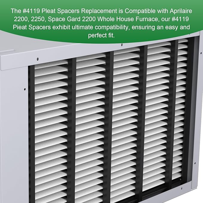 4119 Replacement Filter Compatible with Aprilaire 2200, 2250, Space Gard 2200 Whole House Furnace, for Aprilaire 2200 upgrade kit 2 Pack