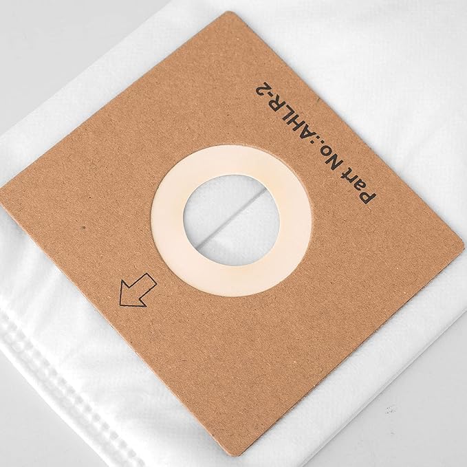 10 Pack Replacement AHLR-2 HEPA Filter Bags for Atrix AHSC-1 Lil' Red Vacuum Cleaner 2-Quart White