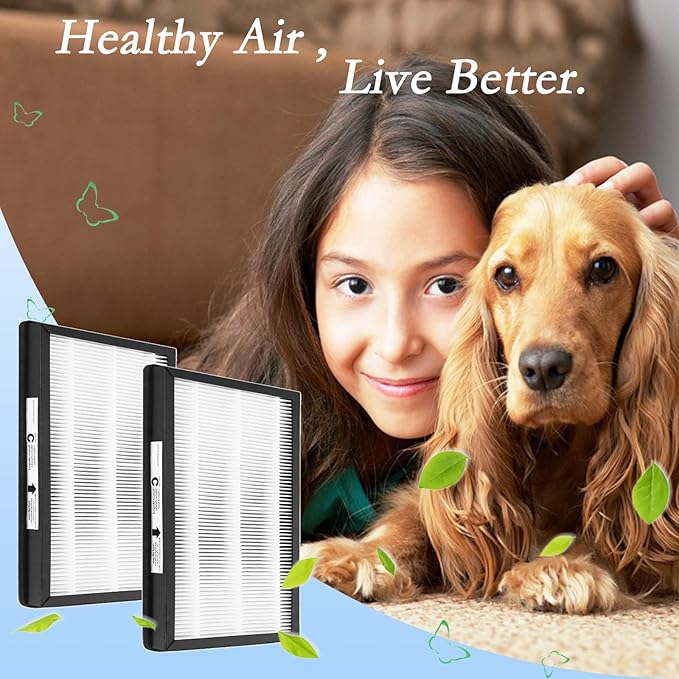 Replacement Air Purifier Filters C Compatible with Idylis IAF-H-100C, IAP-10-200, IAP-10-280, Model # IAFH100C & 302656 IAF-H-100C-P, IAP10200, IAP10280 (2 Hepa+4 Pre-filter)
