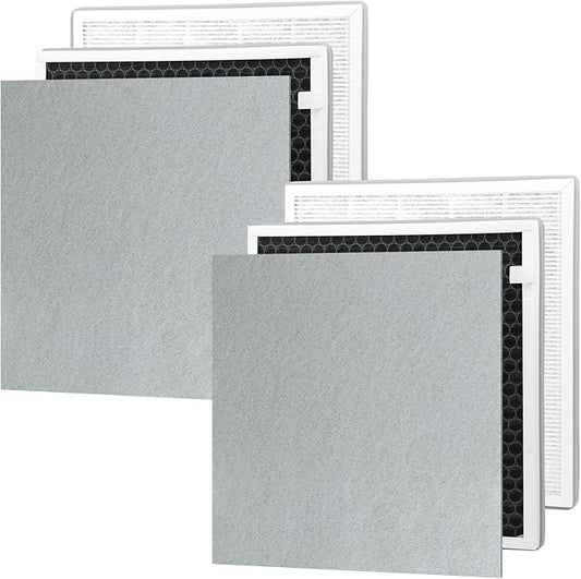 2 Packs IC-5018 IC-5120 Replacement Filter for InvisiClean Aura IC-5018, Aura II IC-5018 and Sensa IC-5120, 4 in 1 filter of Activated Carbon Filter