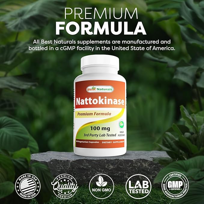 Best Naturals Nattokinase, 2000 FU, 100 Mg, 90 Vegetarian Capsules