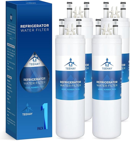 WF3CB Water Filter Replacement, TH-04 Compatible with Frigidaire PureSource 3 WF3CB,706465, 242069601, 242086201, AP4567491, PS3412266, Height 9 Inches 4 Pack (4)
