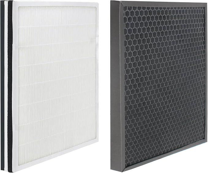 Fette Filter - FLT9200 Air Purifier Filter H and Carbon Combo Pack Compatible with FLT9200 for AC9200 AC9200WCA Air Purifier 1 True HEPA & 1 Carbon Filter Included.