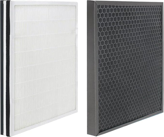 Fette Filter - FLT9200 Air Purifier Filter H and Carbon Combo Pack Compatible with FLT9200 for AC9200 AC9200WCA Air Purifier 1 True HEPA & 1 Carbon Filter Included.