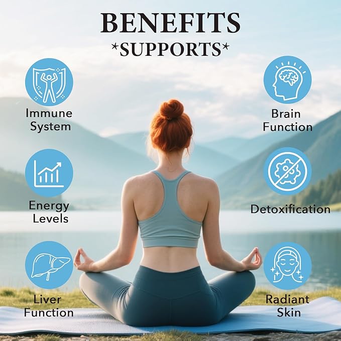 Liposomal Glutathione Softgels, Enhanced Absorption - Liposomal Delivery, Active Form L-Glutathione, Cellular, Immune Function & Liver Detox, Rich in Antioxidant Formula, Gluten Free, 360 Softgels