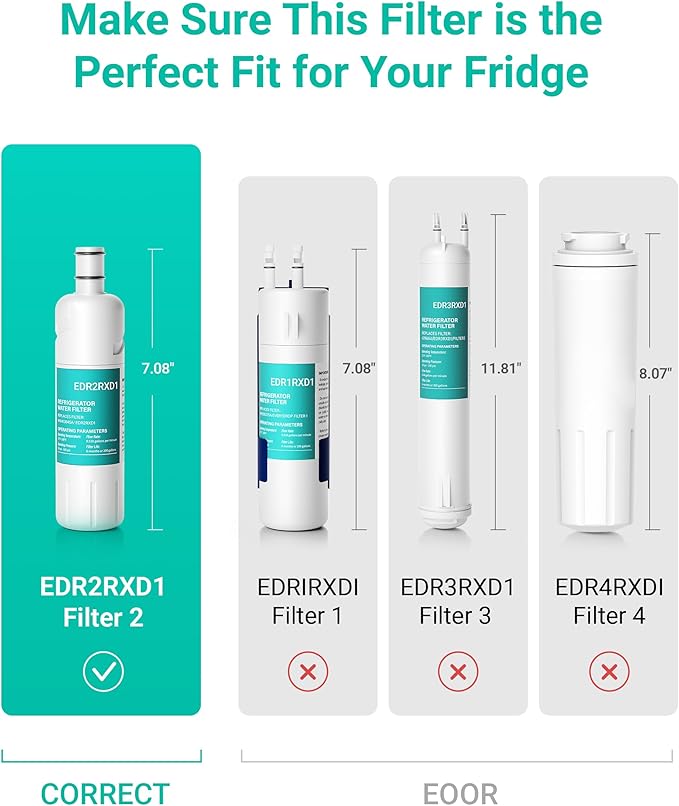 W10413645A Water Replacement, Compatible with KAD2RXD1, EDR2RXD1, WHR2RXD1, P9KB2L, P9RFKB2L, 9903, 9082, 469082, 1 Pack