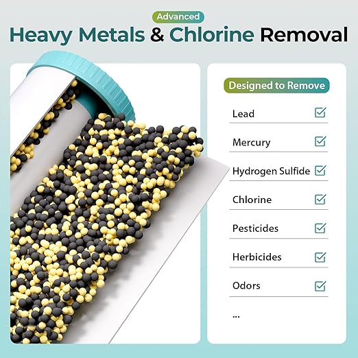 iSpring WGB31B-KS Whole House Water Filter System, Reduces Heavy Metals, Lead, Chlorine, Chloramine, Sediments, 3-Stage Filtration, 10” x 4.5” Filters, 1” Inlet/Outlet