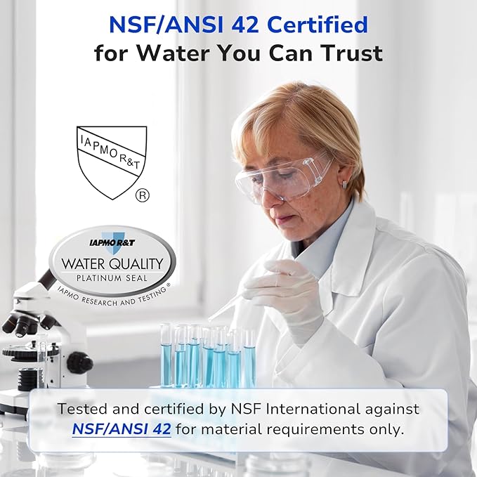 Fil-Fresh 4-Pack Water Filter Replacement for PUR, Pur® RF-9999® PLUS Faucet Water Filtration System, NSF Certified, Replace Mineral Core Faucet Mount Water Filter