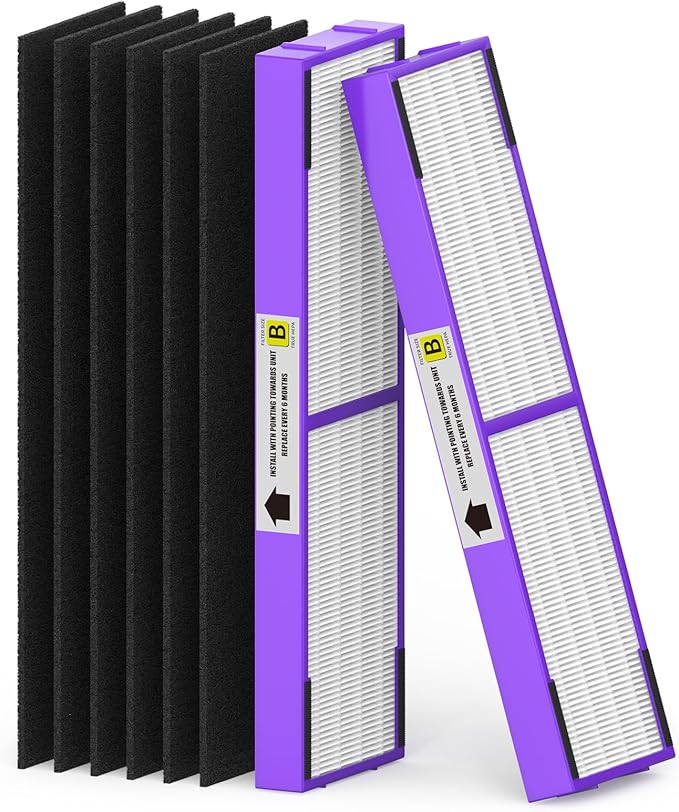 FLT4850PT Filter B Fresh Pet Replacement Compatible with Guardian Models AC4850, AC4825, AC4870, CDAP4500, AC4900, AC4300, AP2200, FLT4850PT, Violet, 2-Pack