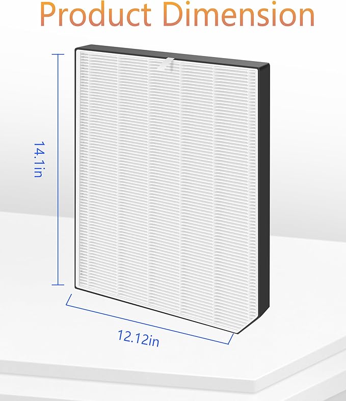 2000 Replacement Filter Set Compatible with AD2000 / 2000M / 2000Pro Air Purifiers, Air Doctor 2000 Series – Includes 1 Main Filter, 2 Activated Carbon Filters, and 2 Pre-Filters