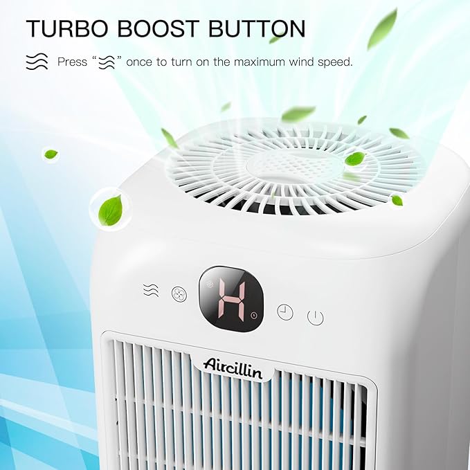 Air Purifiers for Home Bedroom Up to 908 Sq Ft Each One by 10W Brushless DC Motor, Dual Air Intakes, 3-in-1 HEPA Filter with Sleep Mode, Aromatherapy, for Smoke, Pet Dander, Pollutants Odor, 2 PACK