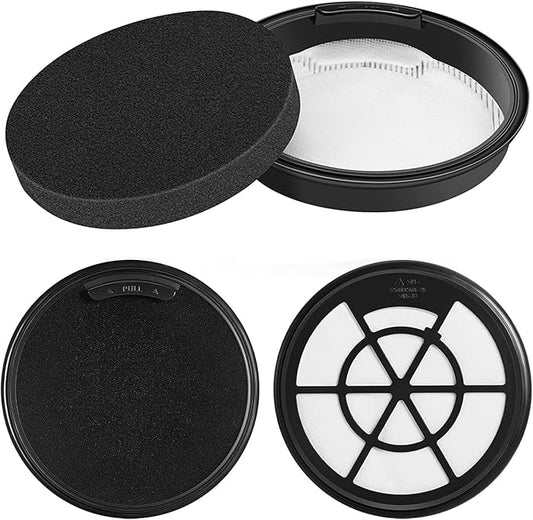 3 Pack Replacement HEPA Filters Compatible with Eureka Whirlwind NEN110A/NEN110B Bagless Canister Vacuum Cleaner Accessories