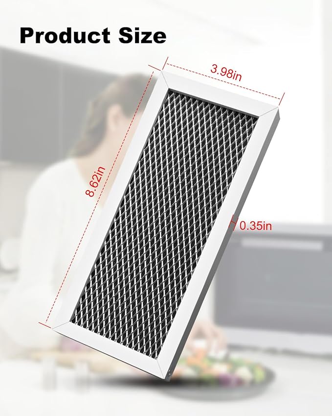 2 Pcs Microwave Charcoal Filter for Samsung ME19R7041FT, ME19R7041FT/AA, ME19R7041FS, ME19R7041FS/AA, ME19R7041FB, ME19R7041FB/AA