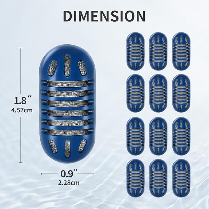 12-Pack Demineralization Cartridge for Humidifier Compatible with HoMedics Total-Comfort Ultrasonic Humidifier Demineralizer Tablets Filter Replacement for Water Decalcification, Remove Odor