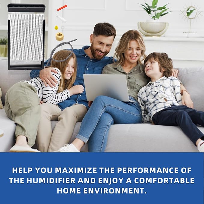 H735EZ1A Humidifier Filter/Water Panel Assembly Replacement Kit Compatible with AprilAire Whole-House Humidifier Models: 700, 700A, and 700M