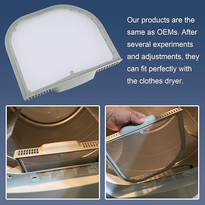 2025 UPGRADE 5231El1001C Lint Filter For LG Kenmore Dryers Dryer Lint Screen 12.2 * 10.7 * 1.5 inch (31.1 * 27.0 * 3.8 cm) replace Dlex5170w Dley1201v Dle1101w 1668214 Ps3527575 Ap5248138 by Romalon