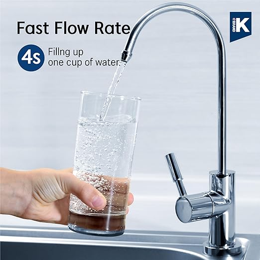 Pureal Hybrid Home PPU-1000K Under Sink Water Filter System, 10K Gallons, NSF/ANSI 42&372, Mineral Sediment Carbon Block KDF Polyphosphate Filter for Scale & Lead & Chlorine