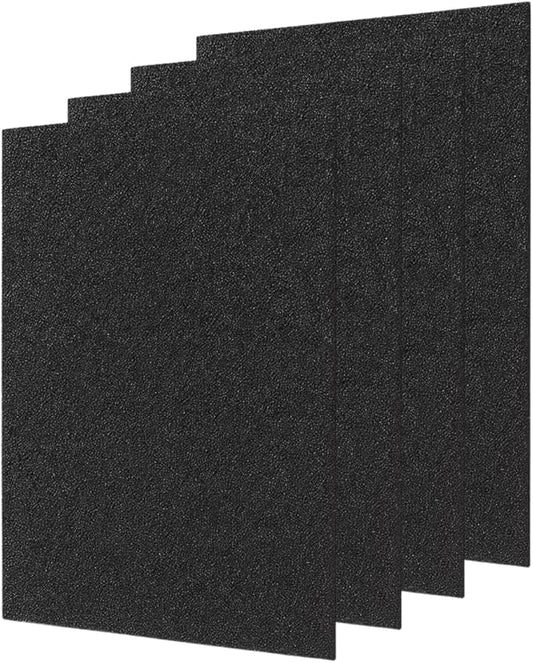 Nispira Activated Charcoal Pre Filter Replacement Compatible with Coway Air Purifier AP-1012GH, 4 Sheet