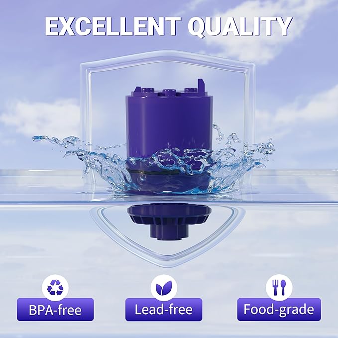 RF3375 Compatible with All PUR, fit for RF-9999,RF3375,PUR PLUS Faucet Filtration Systems,FM-2500V, FM-3700, PFM400H, PFM450S, PFM150W, PFM350V, FM2500V,FM-3700 water filter,6 Pack,By YPMQY