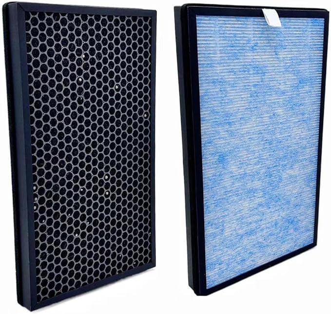 Replacement True HEPA Filters Compatible with Partu BS-07 Air Purifier, 4-Stage Filtration High-efficiency Activated carbon,2-Pack