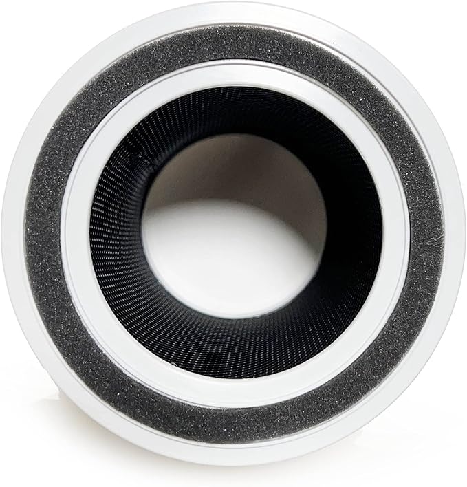 Nispira 3-in-1 True HEPA with Activated Charcoal Replacement Filters, Compatible with TOPPIN TPAP001 Air Purifier Comfy Air C2, 1-Pack