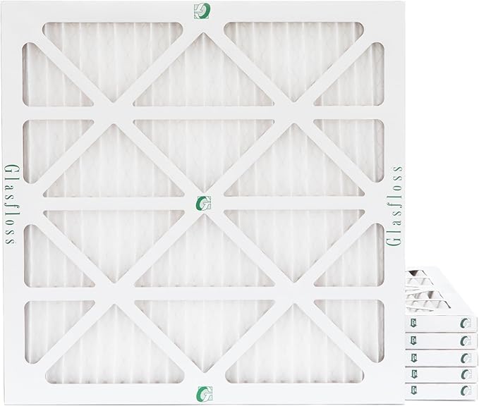 Glasfloss ZL 21.5x23.5x1 MERV 10 (FPR 5-6) AC Furnace Air Filters. (Box of 6). Actual Size: 21.5 x 23.5 x 7/8