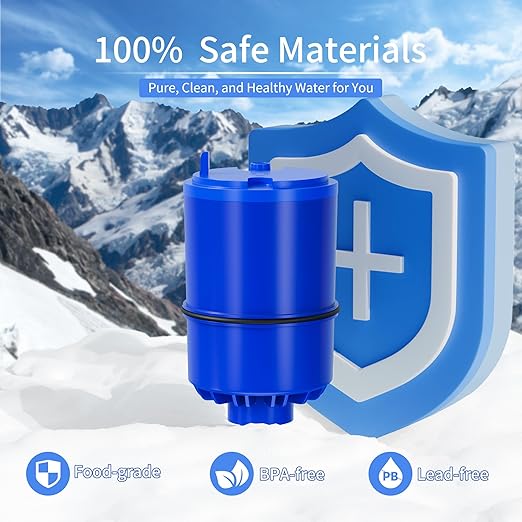 Water Filter Replacement for Water Filter Faucet, Compatible with All Pur Faucet Mount Filtration Systems RF-9999, Reducing 99% of Chromium, Lead and More, Pack of 2, by DESENRUIS