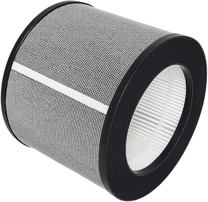 Nispira TT-AP006 Replacement Filter for TaoTronics Air Purifier 3-in-1 Removes Smoke Dust VOCs, 1 Pack