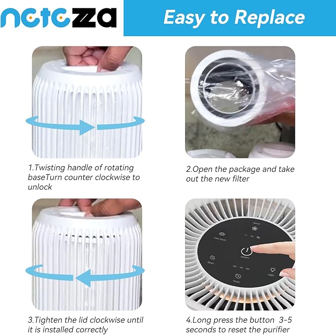 H7126 Filter Compatible with Govee H7126 Mini Air Purifier,Fit for Govee H7126 Replacement Filter,Replace Part #H7126,4pack