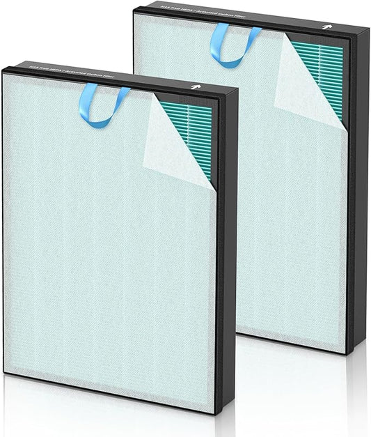 Vital 200S Smoke Remover Replacement Filter for LEVOIT Vital 200S and Vital 200S-P Air Purifier, HEPA and High-Efficiency Activated Carbon Filter, Vital 200S-RF-SR