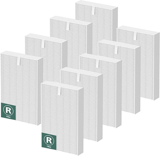 HPA300 HEPA Air Purifier Filter R for Honeywell Air Purifier HPA100/200/300 and 5000 Series, 9 Pack HEPA Filter Compatible with Honeywell R Filter (HRF-R3 & HRF-R2 & HRF-R1)