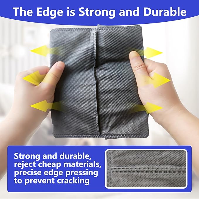 5 PCS 1:1 Dust Bags for Eufy X10 Pro Omni Robot Vacuum Cleaner & X8 Pro, 1:1 Restoration of The Original, AddDeodorizing Materials, Anti-odor,Large Capacity, Durable