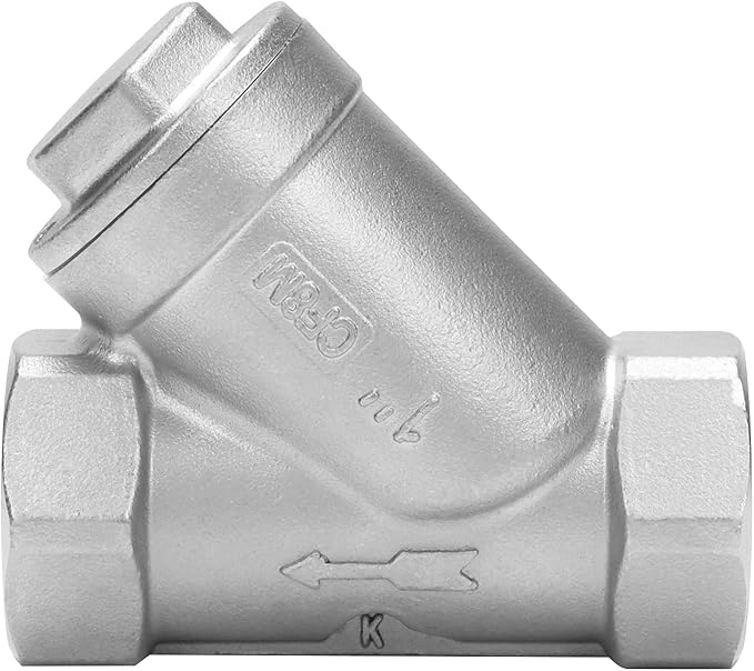 1 Inch Wye Strainer 100 Mesh Screen Filter Valve - 800 WOG SUS316 CF8M