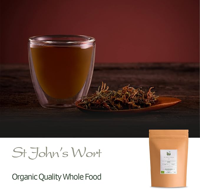 Saint Jhon's Wort Organic Herb - Hypericum Perforatum - St Jhons Wart - Jhon St Johns Wort Tea St John S Wort Tea St John Wart Tea St John Tea St John Wort Herb Organic Saint Johns Wort Herb