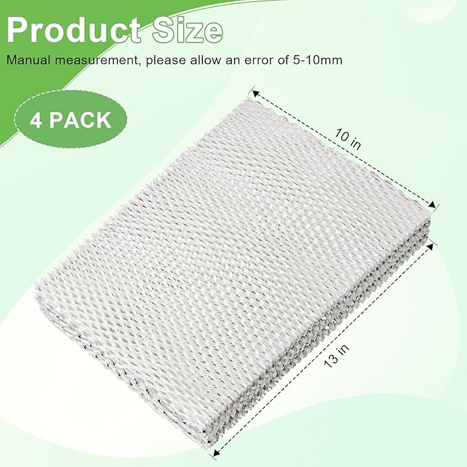 Alocs 35 Water Panel Humidifier Filter Replacement for April.aire 600 600A 600M 700 700A 700M 760 760A 768 300 350 360 560 560A 568 Whole House Humidifier 10" x 13" (4 Pack)
