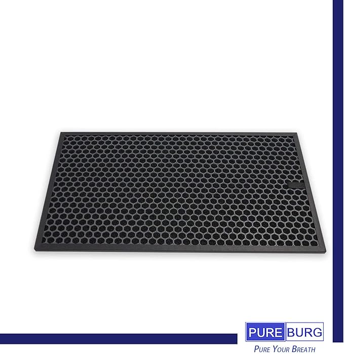 PUREBURG Replacement Filter Set Compatible with Sharp KC-860U PlasmaCluster Air Purifier, H13 HEPA + Activated Carbon + Humidifier Filter