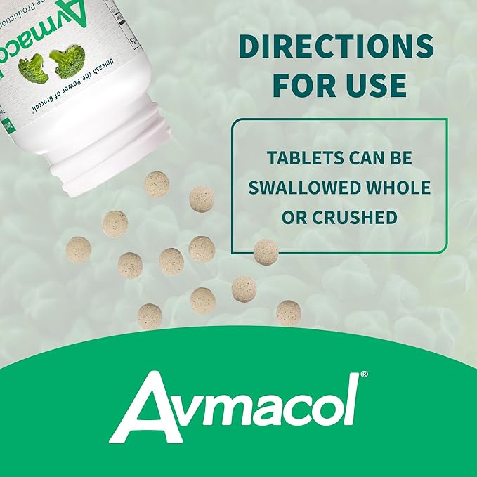 Nutramax Avmacol #1 Researched Sulforaphane Producing Brand, Nutramax Laboratories Consumer Care Supplement for Detoxification, Antioxidant Support and Overall Wellness, 60 Tablets