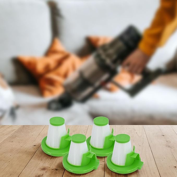 Replacement Filters for Ionvac ZipVac for 3-in-1 Corded Upright Handheld Floor and Carpet Vacuum, 4 PCS HEPA Filter, Vacuum filter replacement