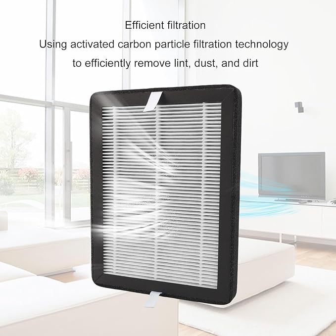 TOPINCN Dehumidifier Filter, Replacement Air Purifier Filter, High Efficiency Particulate Air Filter, Ensure Superior Filtration, Extend Dehumidifier Lifespan (White)
