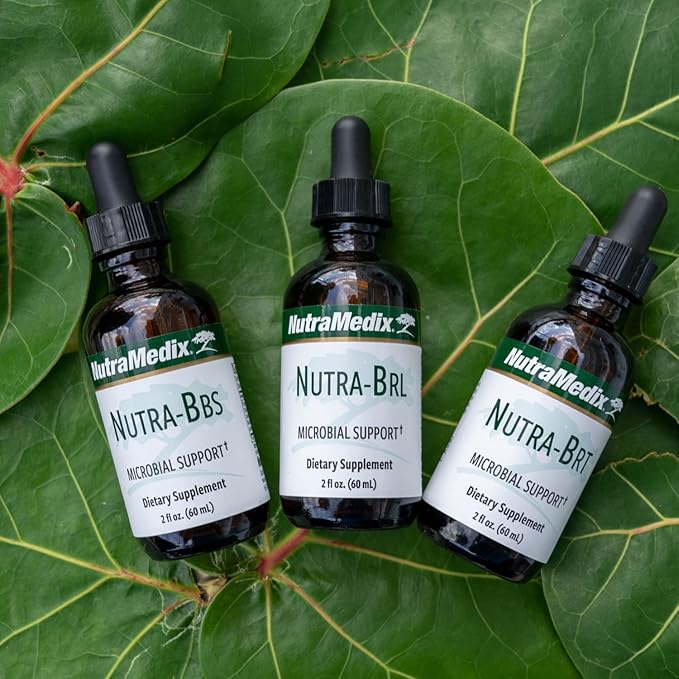Nutramedix Nutra BRT - Liquid Herbal Supplement for Gut Health & Immune Support - Cumanda Bark & Houttuynia Leaf for Digestive Health - Immune System Booster Supplement (60mL)