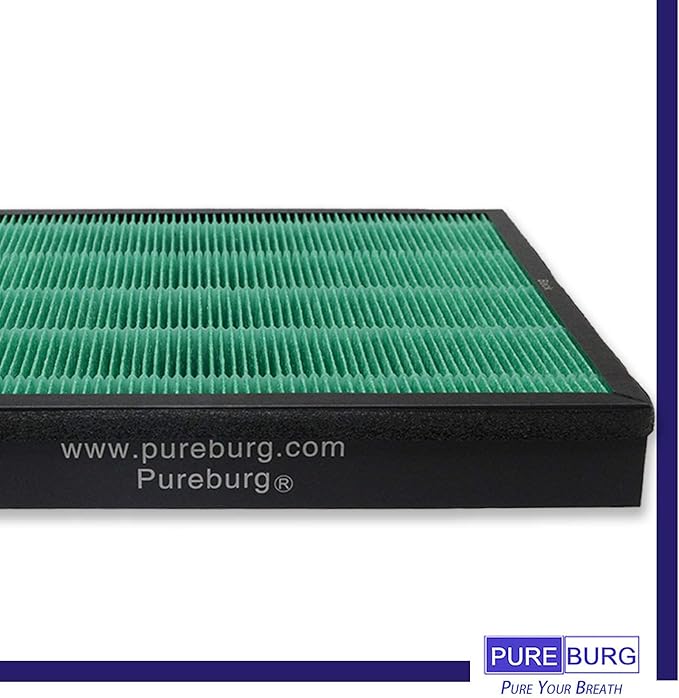 PUREBURG Replacement Filter Set Compatible with Coway Airmega 300 300S Air Purifier,H13 HEPA Activated Carbon MAX2 3-Stage Filtration